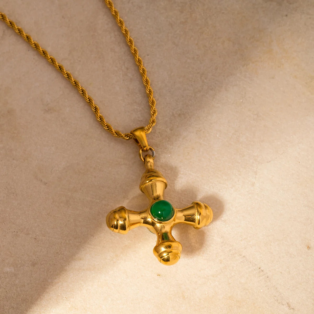 Stainless Steel Cross Pendant Necklace