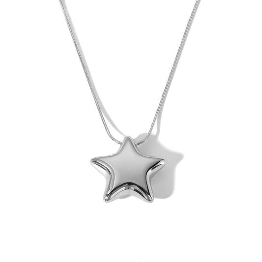 Unique Star Shaped Gold Pendant