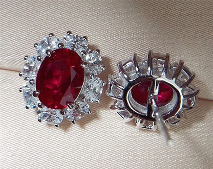 Original White Gold Earrings Stud