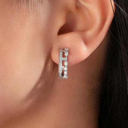 Sexy Luxury Diamond-set Zircon Earrings