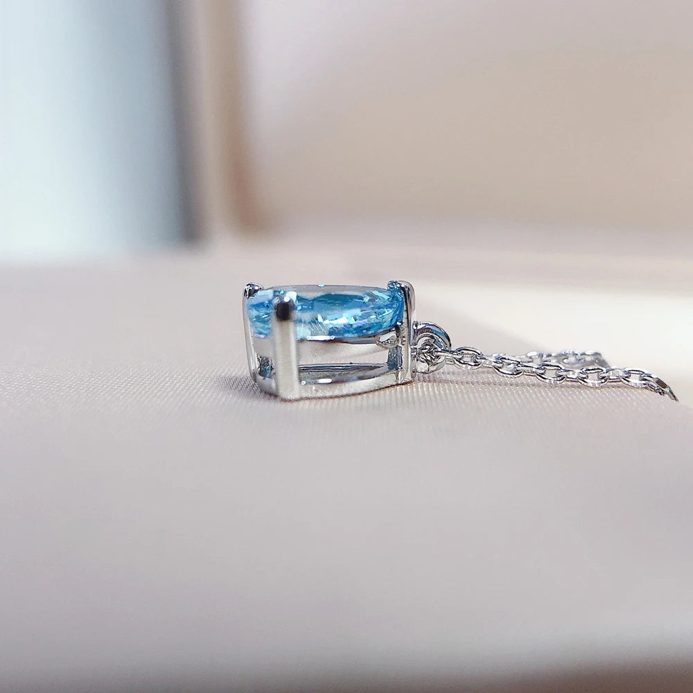 Solid Platinum Pendant Necklace