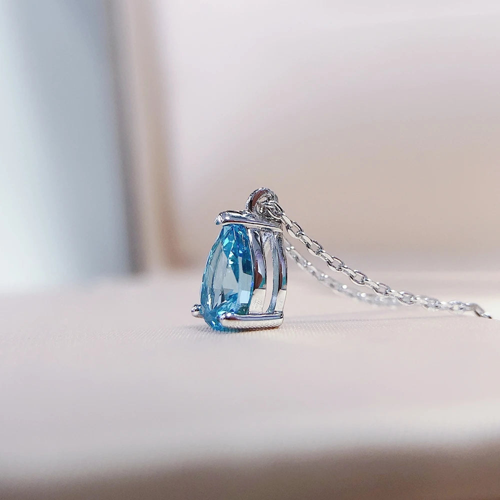 Solid Platinum Pendant Necklace